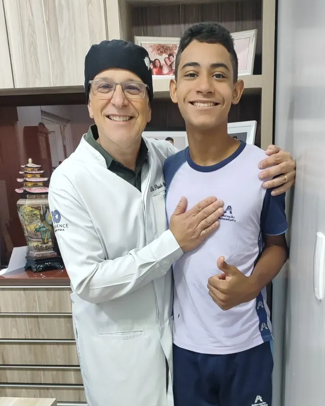 Dr. Paulo com paciente
