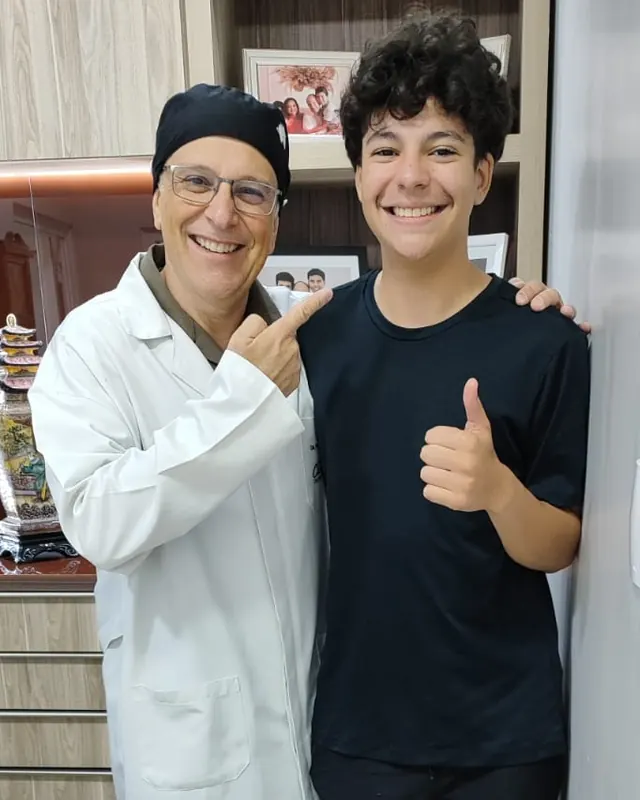 Dr. Paulo com paciente